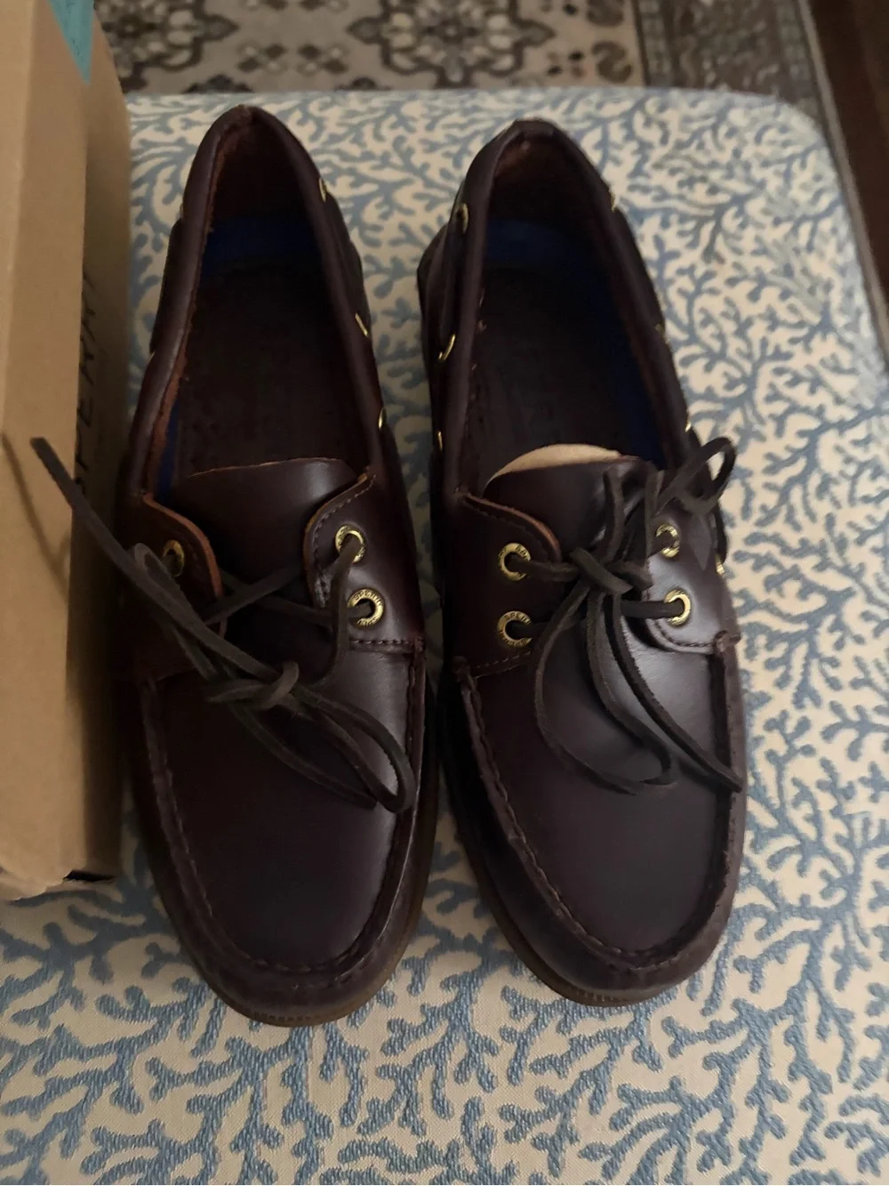 Boys Classic Sperry Top-Sider Authentic Original 2-Eye Boat Shoes Boys 6.5